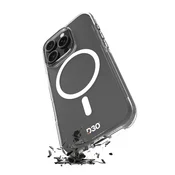 slomart Silikonska torbica Puro Impact Clear D3O MagSafe za iPhone 16 Pro - prozorna