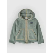 Patagonia Retro Pile Kids Jacket cover green