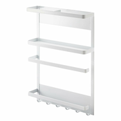 Velik bel magnetni kuhinjski nosilec YAMAZAKI Tower Magnetic Side Rack