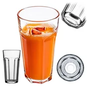 KADAX Visok kozarec za pijače 635 ml – debelo steklo, idealen za koktajle in limonade