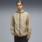 Mens Puma Essentials Regular Windbreaker Jacket, Beige, Size XXL, Clothing