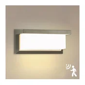 Brilagi-LED Spoljašnje zidno svetlo sa senzorom BRICKY LED/12W/230V, sivo, IP54