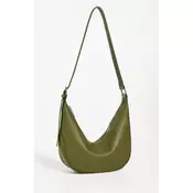 Vrečasta torbica LS COLLECTION Erik Style - zelena, hobo