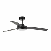 FARO 34261 | Barth Faro ventilatorska lampa stropne svjetiljke 1x LED 2400lm 2700 - 4350 - 6000K crno mat, opalno bijela