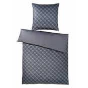 Joop! Komplet posteljnine JOOP! CORNFLOWER GRADIANT 2x70x90 cm in 200x200 cm, temno siva