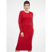 Red womens midi dress ORSAY - Womens