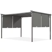 Garden Point terasa pergola Sevilla (3x4m), antracit