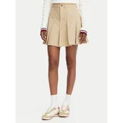 Tommy Jeans Plisirano krilo DW0DW23149 Bež Regular Fit
