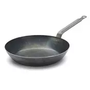 de Buyer Jeklena ponev 5020.24, MODRO JEKLO, slog La Lyonnaise, modro jeklo, 24 cm