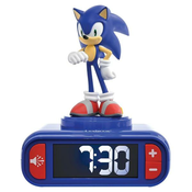 Budilka z nočno 3D svetlobo Ježek Sonic