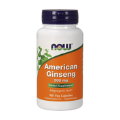 Americki Ginseng NOW, 500 mg (100 kapsula)