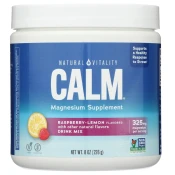 Natural Vitality Calm Magnesium Drink Mix, magnezij, malina in limona, 226 g