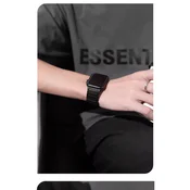 Biaodaige Zamenska narukvica za pametni sat za Apple Watch, Crna