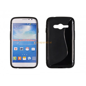 S silikonski ovitek Samsung Galaxy S duos 3 G313, TREND 2 S7570/S7572, ACE 4 črn