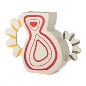 Ročno poslikana vaza iz kamenine (višina 26 cm) Samila – Bloomingville