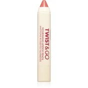 puroBIO Cosmetics Twist&Go hranilna šminka v svinčniku odtenek Peach nude 2.9 g