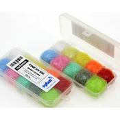 Dubbing za vezavo SYBAI Fine UV Ice Dubbing, Box | Bright Colors