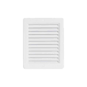 HACO Prezračevalna rešetka Ventilation grille with frame and mesh VM, 150 x 200 mm, white 0207