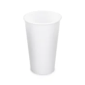 Papirnati lonček (FSC Mix/PE) bel O90mm 510ml `0.4L/16oz/XL` [50 kosov]
