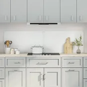 Kuhinjski panel 2 kos Transparentno 90 x 50 cm kaljeno steklo
