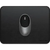 Satechi podloga za miško Vegan-Leather Premium Mouse Pad črna