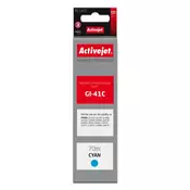 Activejet AC-G41C Ink bottle for Canon printers, Replacement for Canon GI-41C 4543C001; Supreme; 70 ml; cyan