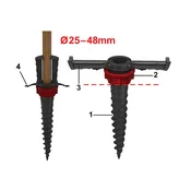 SIDRO ZA ZEMLJO PVC, fi 25-48mm