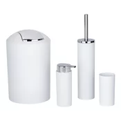 WENKO 24077800 - Set CALVO 6,5x13 cm bela/sijajni krom