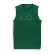 TOM TAILOR Majica zelena / tamno zelena