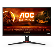 AOC G2 27G2SPAE/BK LED display 68,6 cm (27) 1920 x 1080 pikseli Full HD Crno, Crveno