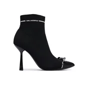 KARL LAGERFELD Škornji Pandara KL31341 Črna