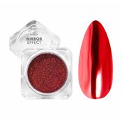 Pigment za nohte z efektom sijaja NANI Mirror Effect – Dark Red