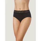zd ZERO DEFECTS Spodnje hlače Atenea lace high waist Soy fiber črna