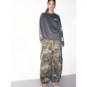 Pull&Bear Majica temno siva/roza/bela