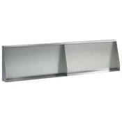 vidaXL Zadrževanje stene 2 kos 80 x 12 x 30 cm Pocinkano jeklo Srebrna