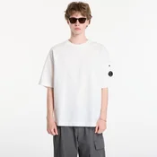 Pulover C.P. Company Light Fleece Short Sleeve Sweatshirt Off White S