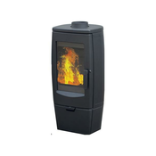 PLAMEN peć na drva 9,5 kW – Gala - Crna