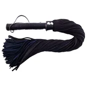 ROUGE Long Suede Flogger Leather Handle Black/Blue