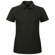 MAJICA KRATKI RUKAVI POLO B&C ID.001/WOMEN 180G CRNA L