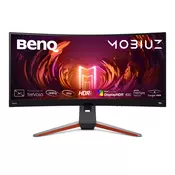 BenQ EX3410R monitor za igre - zakrivljen  WQHD  FreeSync Premium