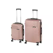 TraveLux Pro X set kofer-torbi u ružičasto-zlatnoj boji