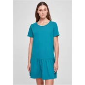 Womens dress Valance blue-green