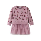 NAME IT Obleka NMFOKLA oliva/mauve/jagoda