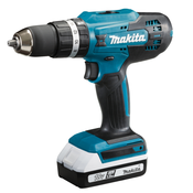 Makita HP488D009 Akku-Schlagbohrschrauber 1400 RPM Keyless Black, Blue