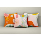 Aberto Design Set dekorativnih jastucnica Asr_plw25-9, 43x43 cm, 3 komada, Šarena