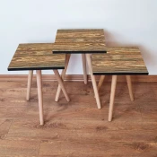 Hanah Home Set klub stocica 3Shp21, 3 komada, Šarena