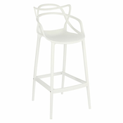Fernity Lexi barski stolček bele barve