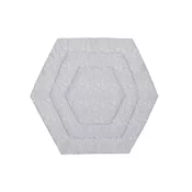 Fillikid podloga Jersey za vrtce Prag/Atena Hexagon, Safari grey