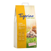Tigerino Plant-Based kukuruzni pijesak za macke - miris djecjeg pudera - 14 l