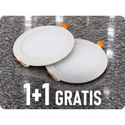 V-TAC Vgradna LED plošča z napajalnikom, 6W, CREE CHIP, CCT, 1+1 gratis!
